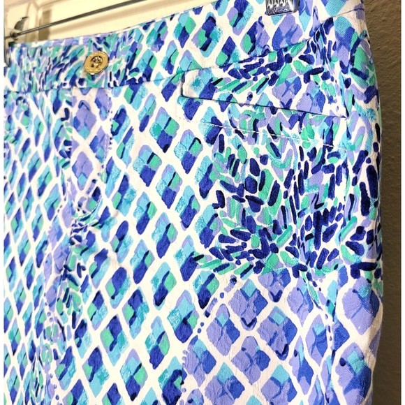 Lilly Pulitzer Kelly Skinny Ankle Pants Size 2 Resort White Pineapple Stretch - Picture 5 of 12